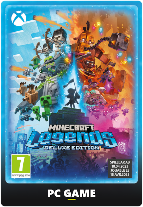 Actual product image Mojang C2C Minecraft Legends Deluxe Edition Windows CH (PC)