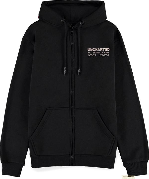 Actual product image Difuzed Uncharted Felpa Cappuccio (L) Man: Zipped Hoodie (L)