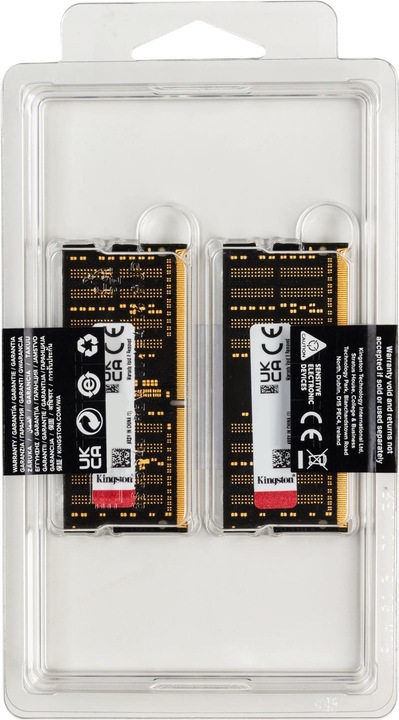 Actual product image Kingston FURY Impact (2 x 8GB, 2666 MHz, DDR4-RAM, SO-DIMM)