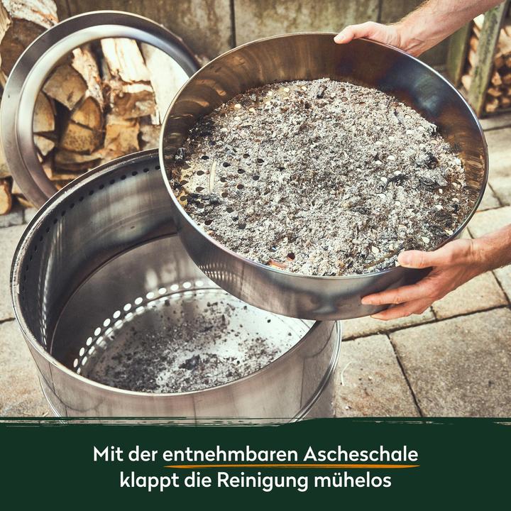 Immagine prodotto Burnhard Ciotola per il fuoco in acciaio inox da 36 cm, con sacchetto di conservazione incluso