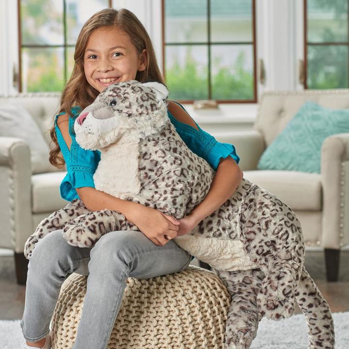 Image du produit Wild Republic Jumbo Léopard des neiges Cuddlekin (76.20 cm)