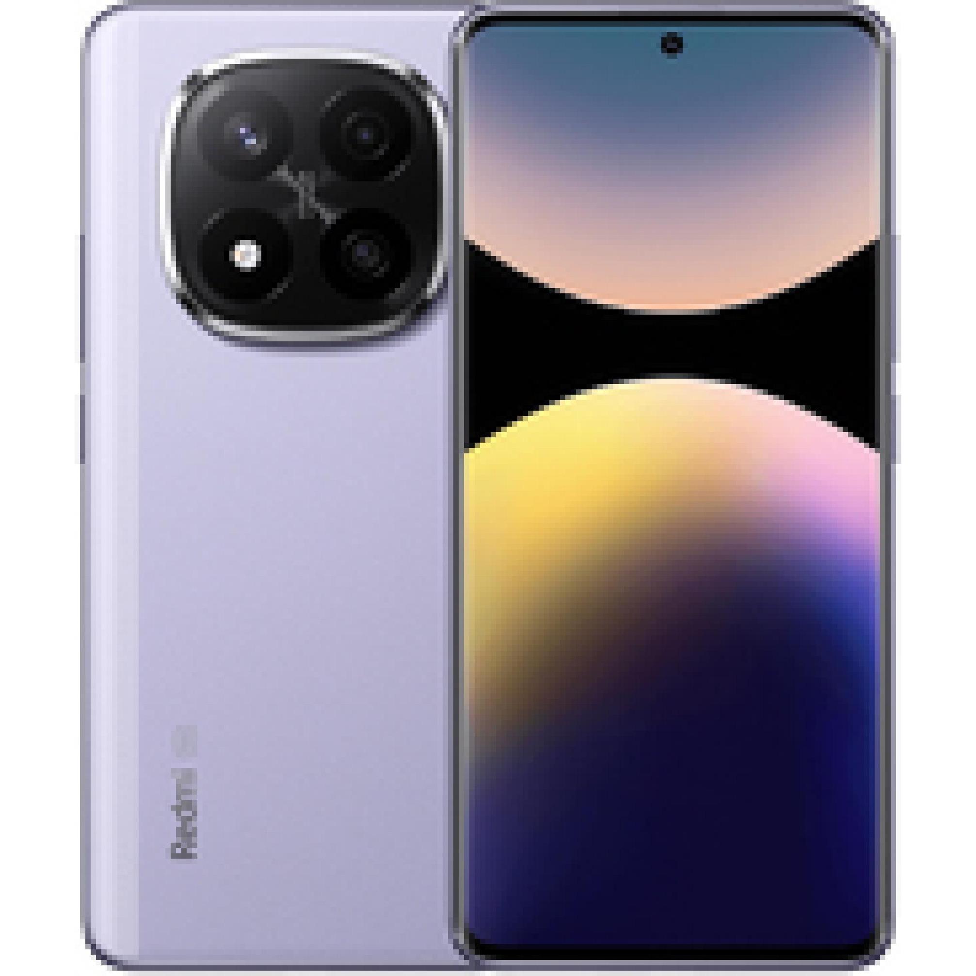 Xiaomi Redmi Note 14 Pro+ (256 GB, Lavender Purple, 6.67", Dual SIM, 5G), Smartphone, Violett