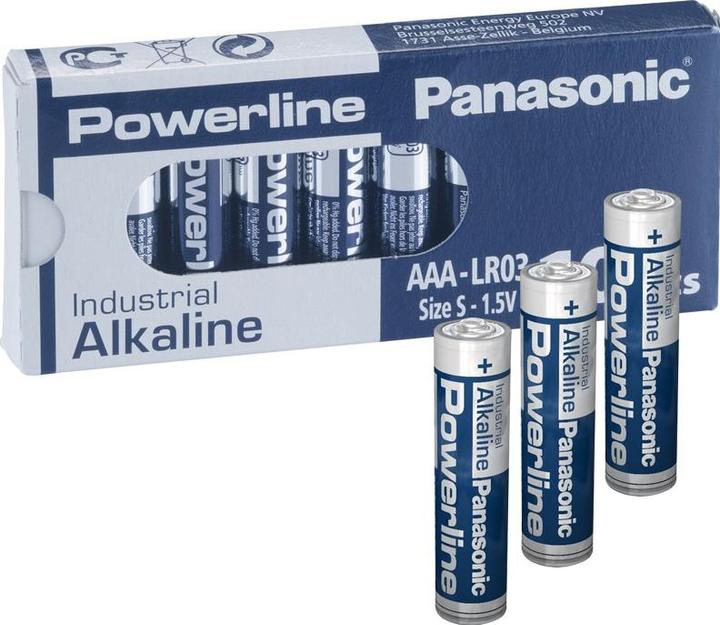 Immagine prodotto Panasonic Linea elettrica industriale alcalina (10 pz., AAA)