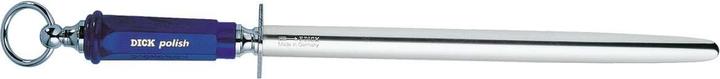 F. Dick Sharpening steel DICKORON polish (30 cm blade length, trigger highly polished, 65°HRC surface, cow
