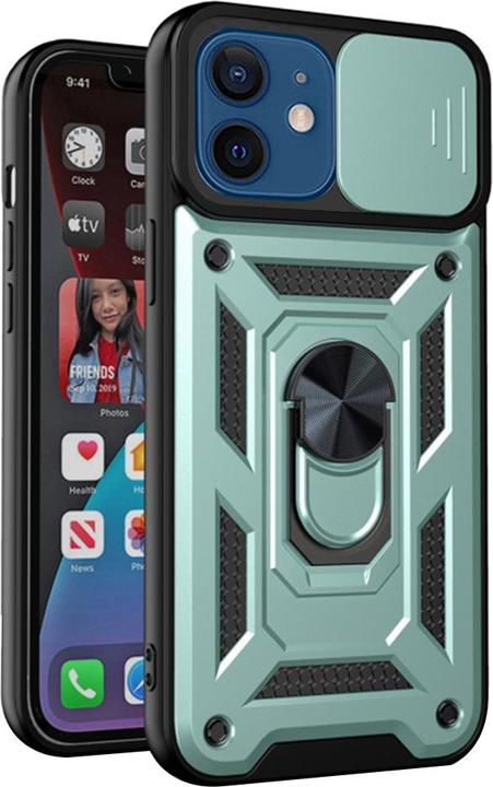 Produktbild Techsuit - CamShield Series - iPhone 12 / iPhone 12 Pro - Green (Apple iPhone 12)