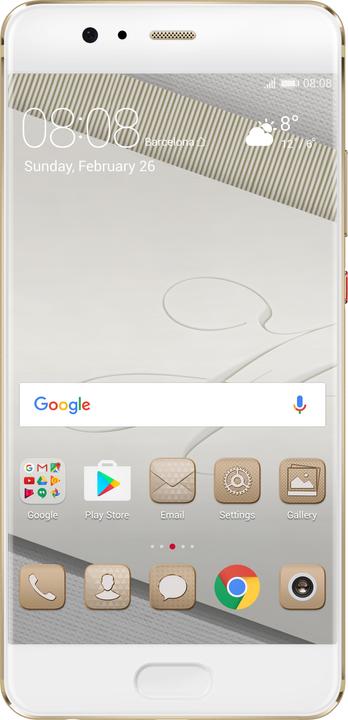 Actual product image Huawei P10 Plus (128 GB, Hyper Diamond-Cut Dazzling Gold, 5.50", Single SIM, 4G)