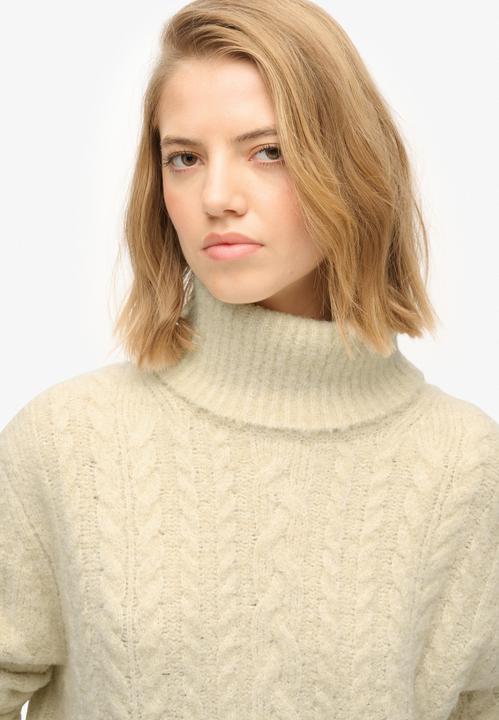 Produktbild Superdry Damen Pullover aus strukturiertem Material mit Rollkragen (M)