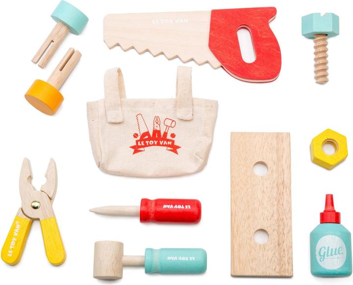 Actual product image Le Toy Van Toolbox with tools