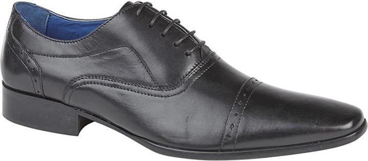 Produktbild Roamers 4 Ösen Punch Cap Leder Oxford Schuhe (40)