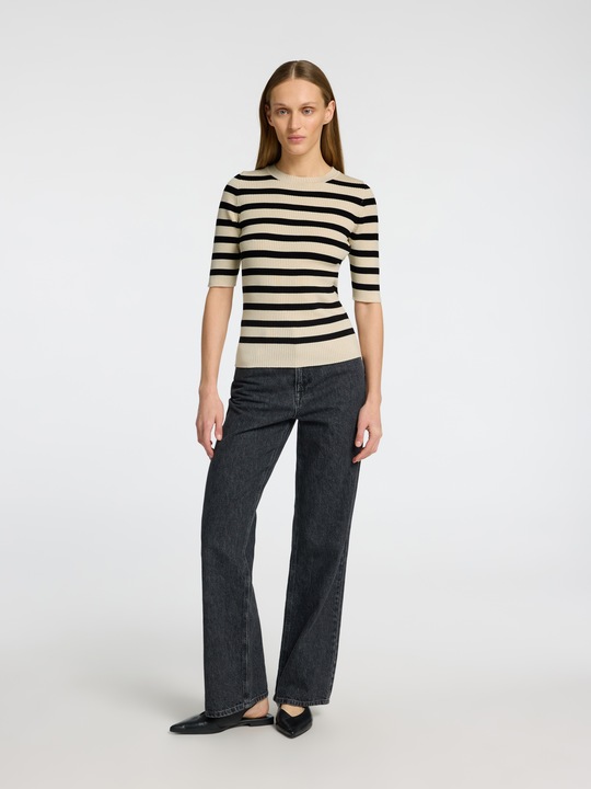 Produktbild Selected Femme Rippstrick Strickoberteil (XL)