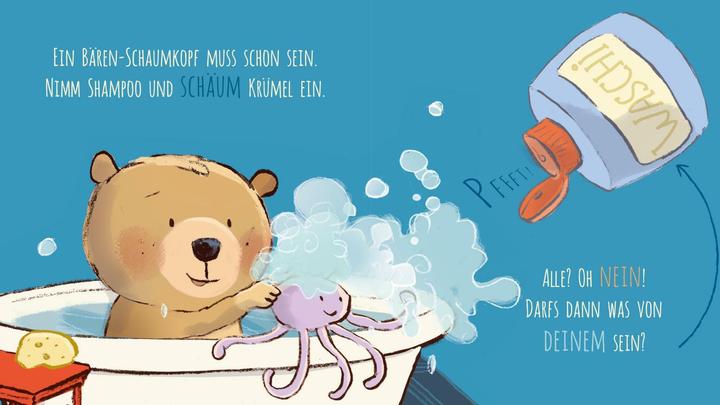 Actual product image Baby Pixi (unbreakable) 85: My first picture book to join in: Are you bathing me? (German)