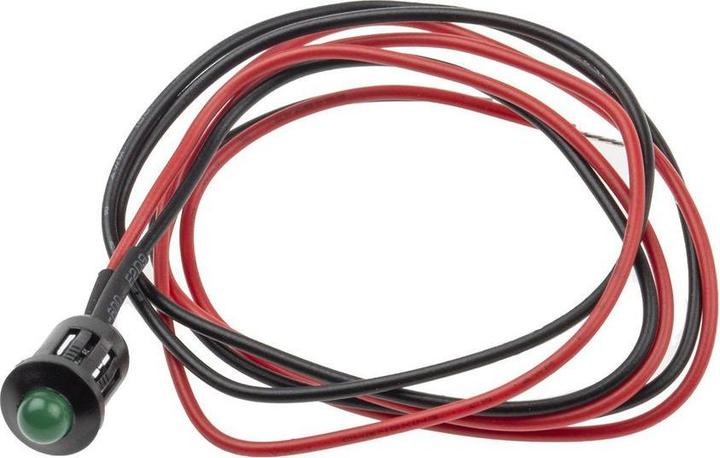Produktbild RS PRO LED vorst. 8mm schwarz 12VDC grün