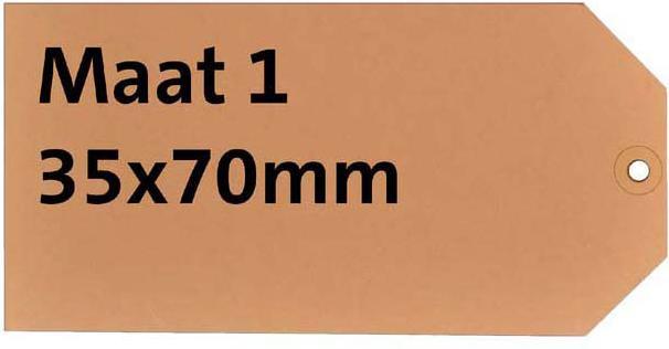 Produktbild Rillprint Kartonetiketten, 1000 Stk.