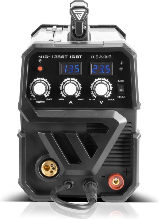 Actual product image Stahlwerk MIG MAG 135 ST IGBT inert gas welding machine with 135 amps with electric hand