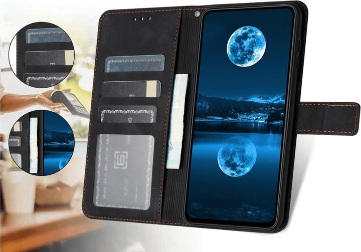 Image du produit Cover-Discount Galaxy S25+ / S24+ Plus – Wildleder Look Etui im Vintage Design (Samsung Galaxy S25+, Samsung Galaxy S24+)