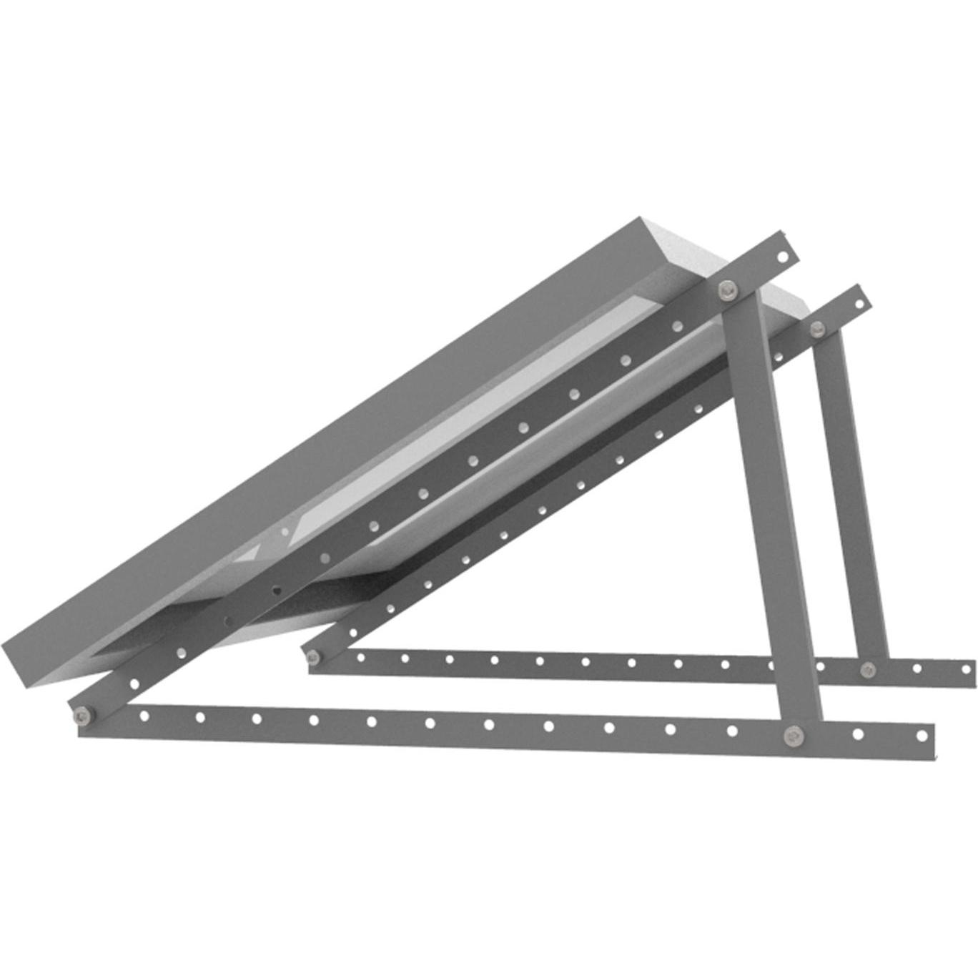 Enjoy solar, Accessori per generatori di corrente, Dreiecke Aluminium – verstellbare Halterung Neigungswinkel 22°-40° für Solarpanel (Materiale di mon