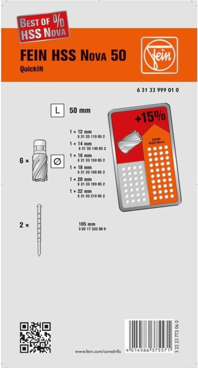 Produktbild Fein Kernbohrer-Set 63133999010 1 S
