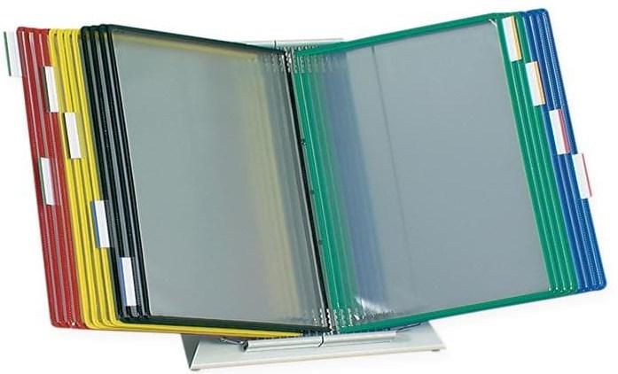 Actual product image Tarifold Display panel system complete with 20 rotating pockets