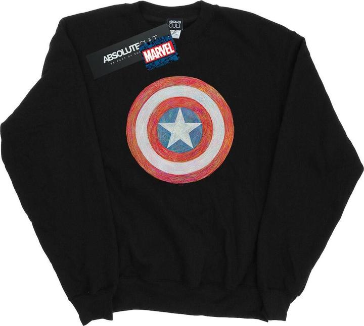 Image du produit - Sweat CAPTAIN AMERICA SKETCHED SHIELD - Homme (4XL)