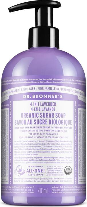 Actual product image Dr. Bronner's Sugar (Liquid soap, 710 ml)