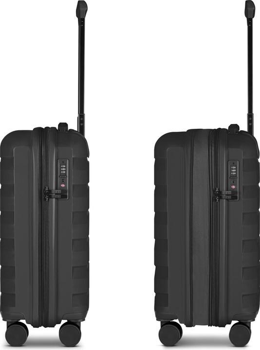 Actual product image D&N South Dakota 4 Rollen Kabinentrolley S 56 cm mit Dehnfalte (40 l)