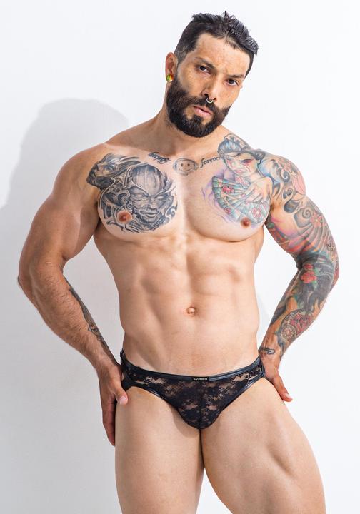 Produktbild Cut4men C4m L4ace Capri Jacke Schwarz XL (XL)