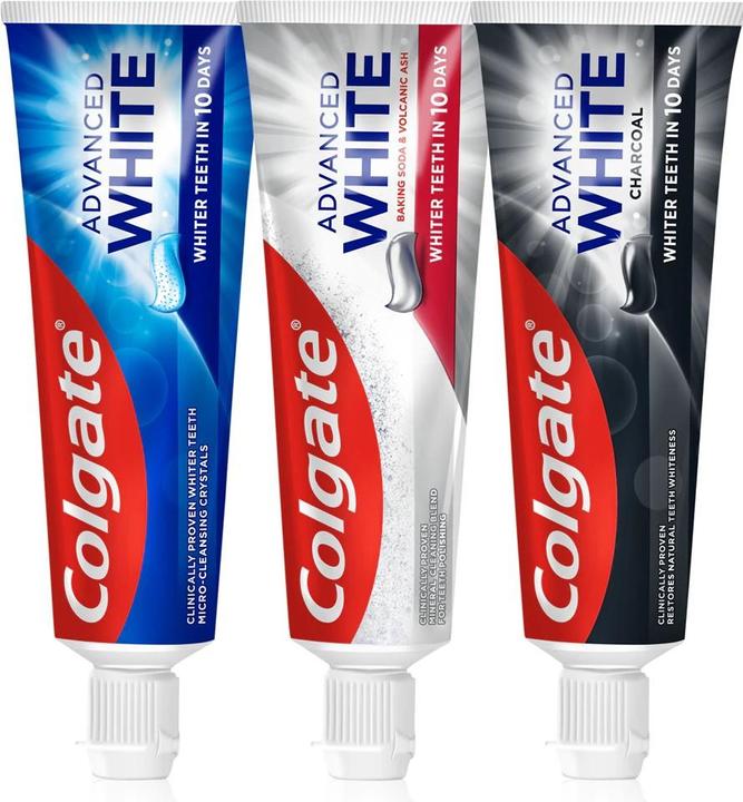 Image du produit Colgate Advanced Mix Trio Whitening Toothpaste Set - 3 X 75 Ml (75 ml)