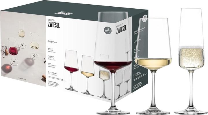 Produktbild Schott Zwiesel Gläserset Mio Vino (38 cl, 12 Gläser, Weingläser Set)