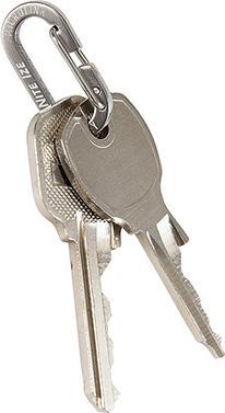 Actual product image Nite Ize MicroLink Steel Silver Karabiner 4 Stück