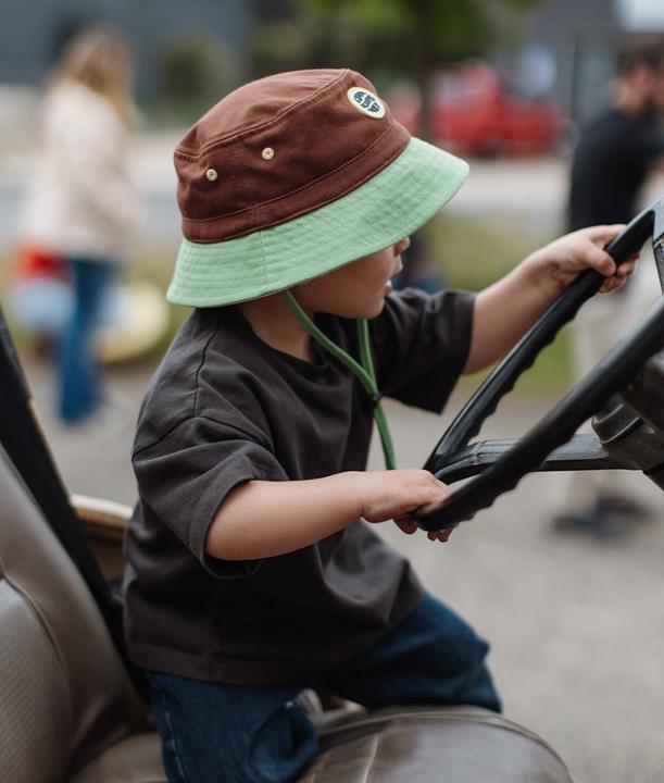 Produktbild Hello Hossy Mini Tree Bucket Hat - Braun / Grün (48, 49, 50, 51, 52)