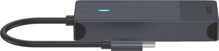 Produktbild Rapoo USB-C Multiport Adapter, 4-in-1, grau (USB-C, 4 Ports)