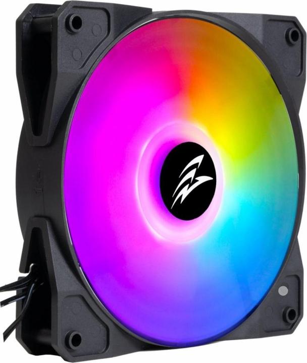 Evolveo 12FM valve, ARGB,??ern?? r??m, master (120 mm, 1x)