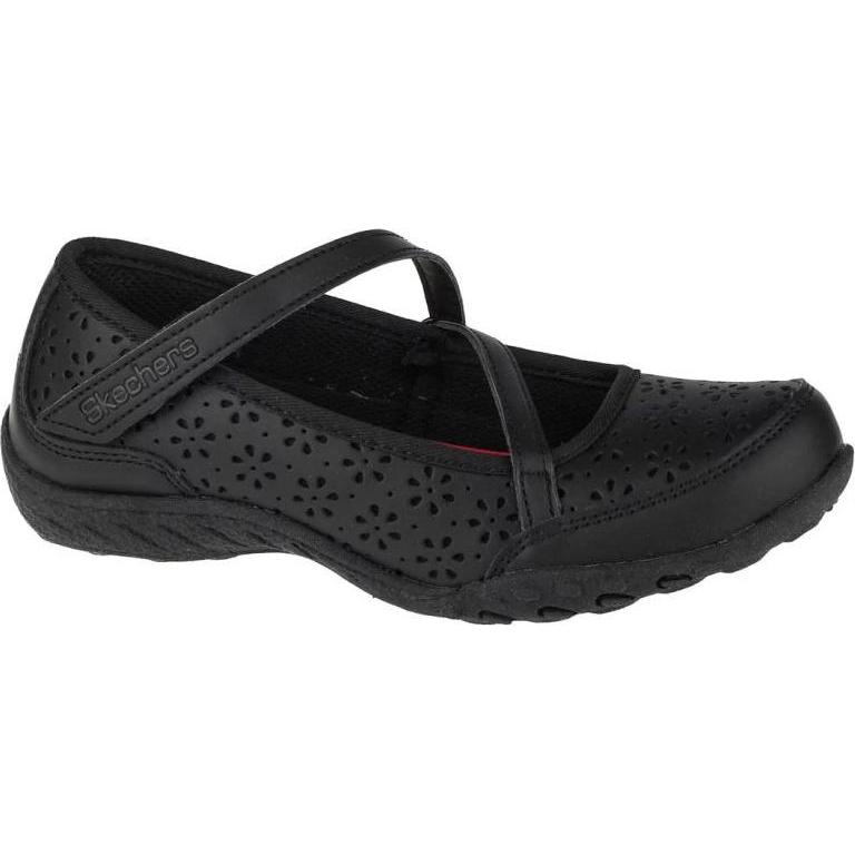 Skechers, Sneaker, Breathe Easy Playground Popp Schwarz, Nero, (30)