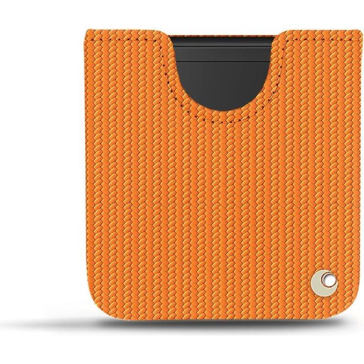 Noreve Lederschutzhülle (Samsung Galaxy Z Flip), Smartphone Hülle, Orange