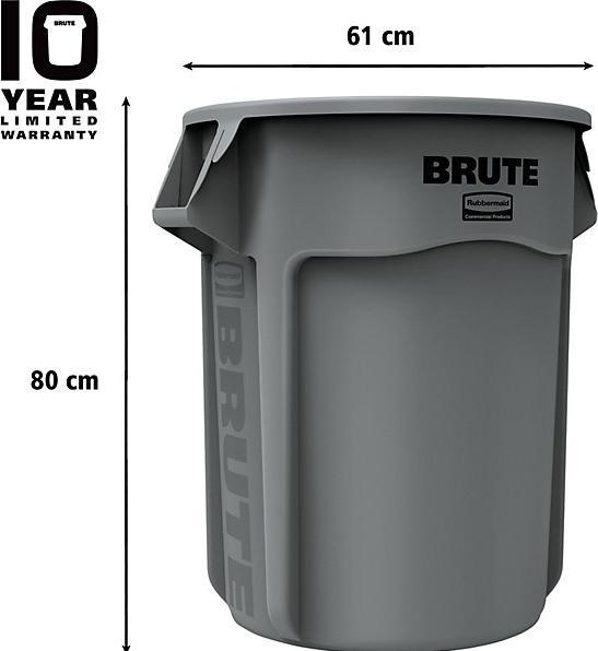 Produktbild Rubbermaid Universalcontainer, rund (166 l)