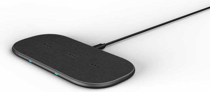 Actual product image Rapoo QI Dual Wireless Charging Pad XC260, 20W, Grey (10 W)