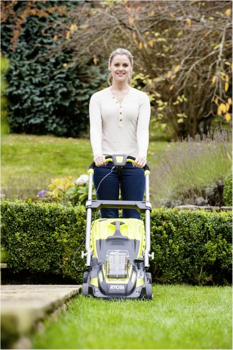 Actual product image Ryobi RLM36X41H40 36V Battery Lawn Mower (Rechargeable battery operated)