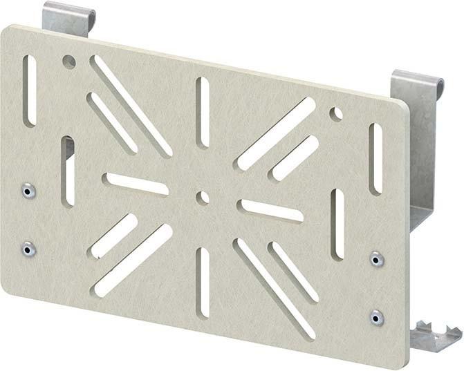 Produktbild Niedax NIE MP 110 GFK-Montageplatte aufrastbar mont. Klemmen,110mm,gepresst