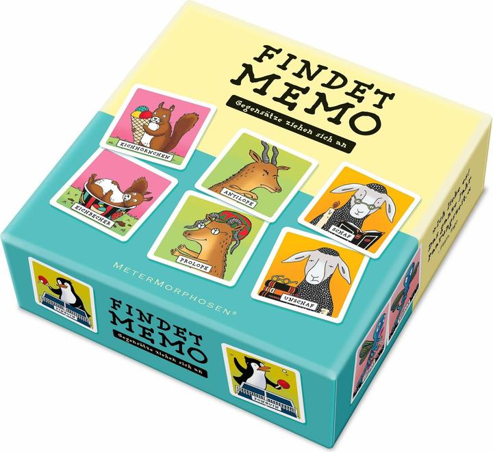 Actual product image Finding Memo. Opposites attract (German)