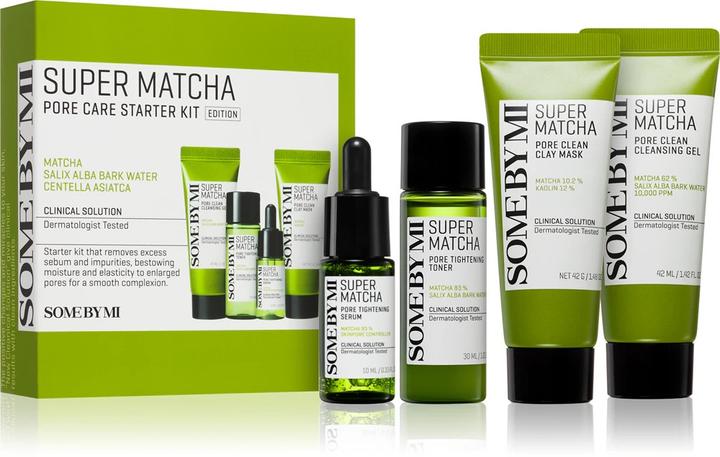 Some By Mi Super Matcha Pore Care (Facial care set)
