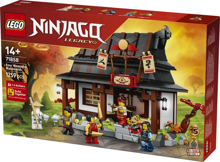 LEGO 15-jähriges Jubiläum der Vier-Waffen-Schmiede (71858, LEGO Ninjago)