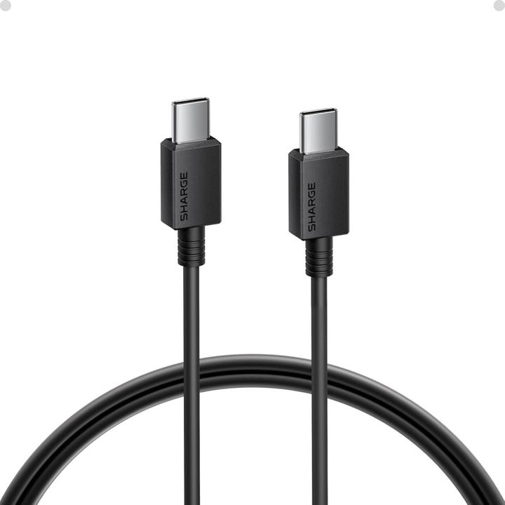 Produktbild Sharge 60W Schnellladekabel 0,6 m BLA (0.60 m, USB 2.0, 60 W)