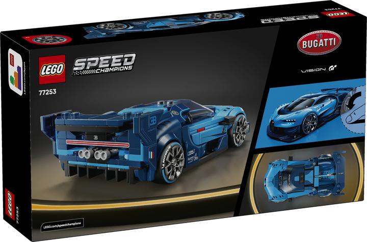Produktbild LEGO Bugatti Vision GT Hypersportwagen (77253, LEGO Speed Champions)