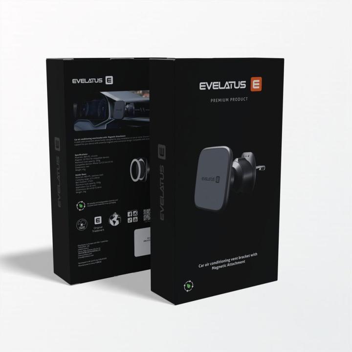 Produktbild Evelatus Auto holder Car air conditioning vent bracket with MagSafe C2+KAC001 Black