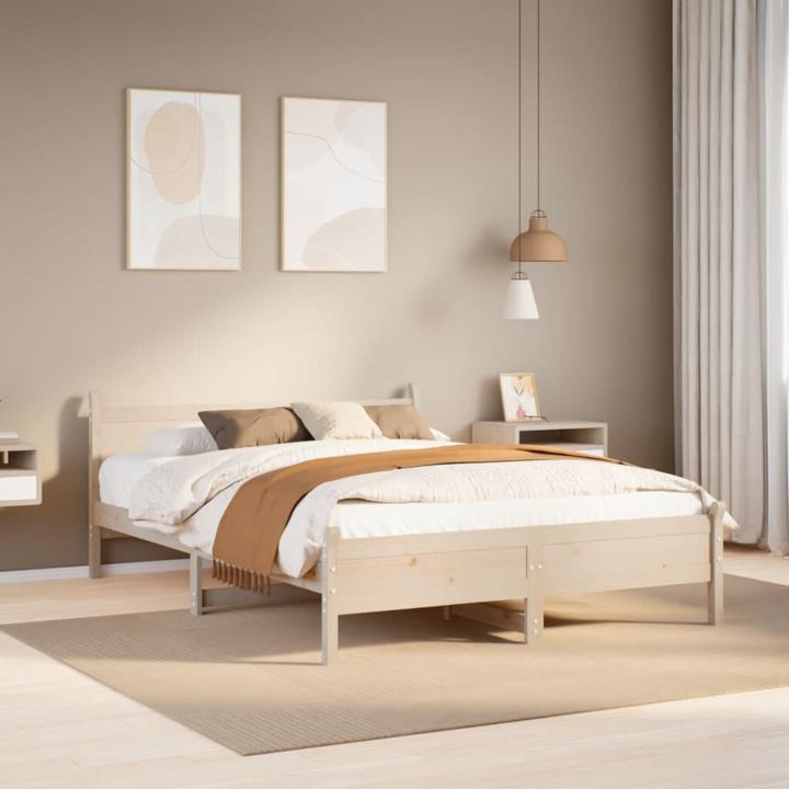 Produktbild vidaXL Bettgestell (135 x 190 cm)