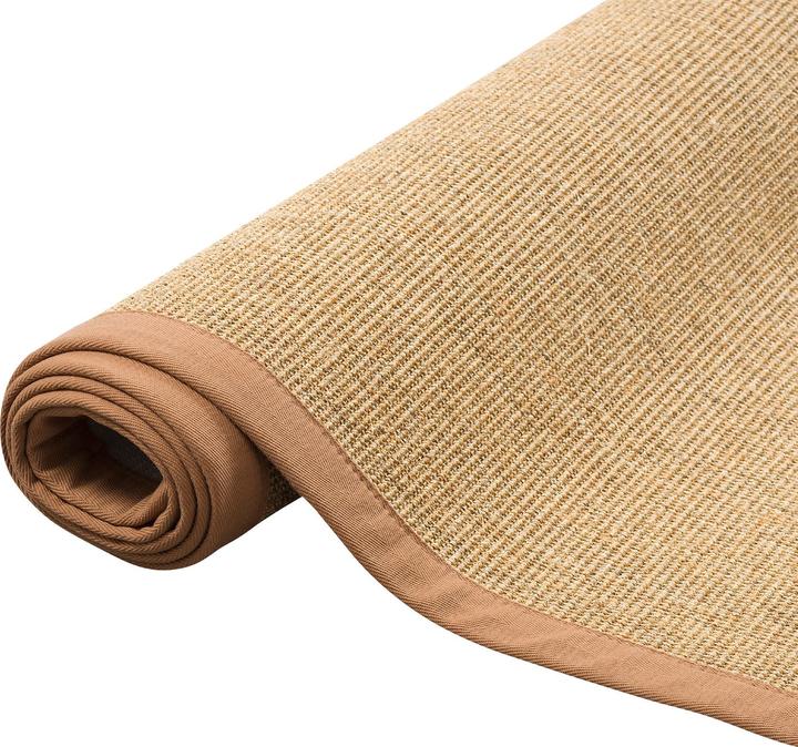 Actual product image Pergamon Sisal carpet Natura Classic with border (150 x 150 cm)