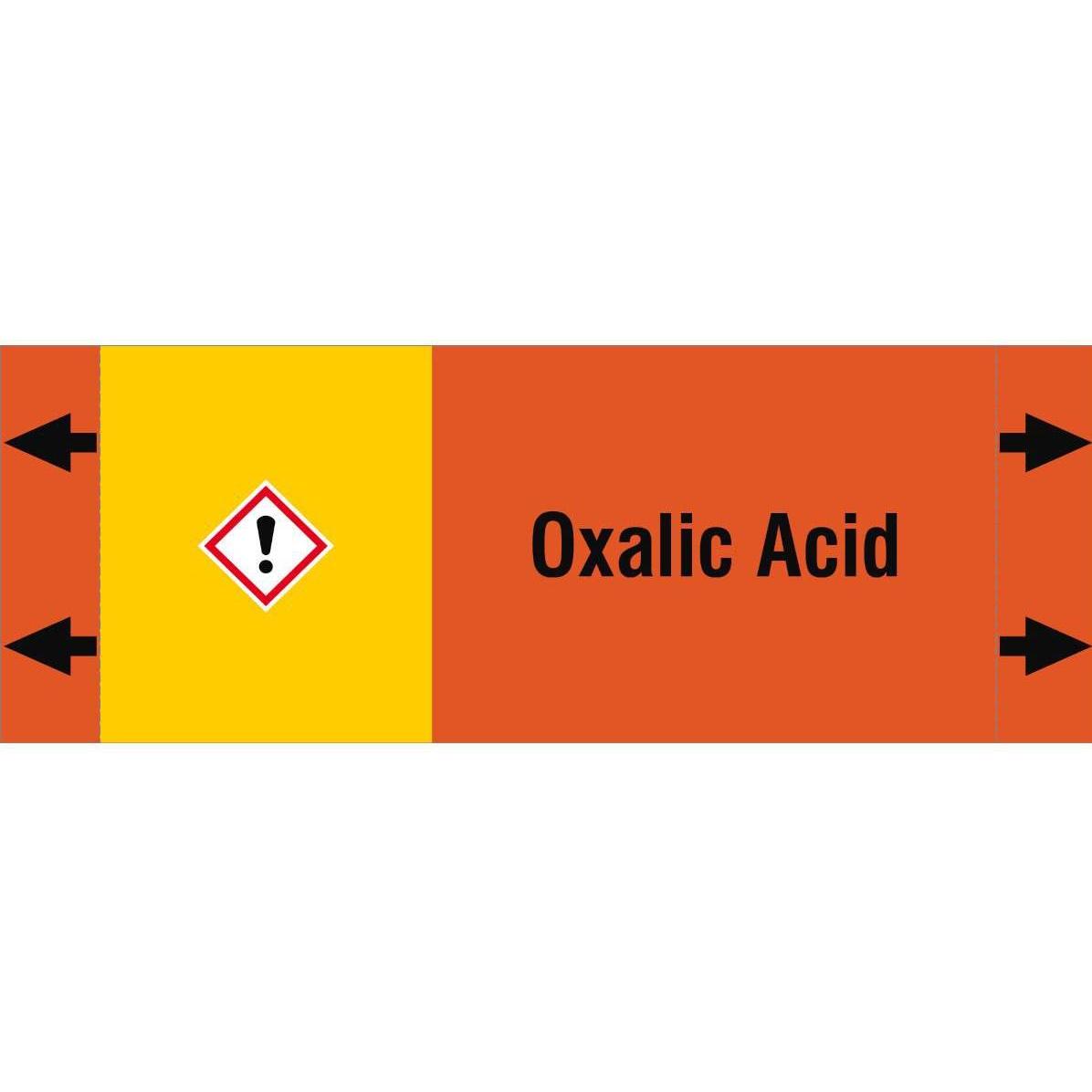 Brady, Etiketten, ISO 20560 Pipe Markers - Acids