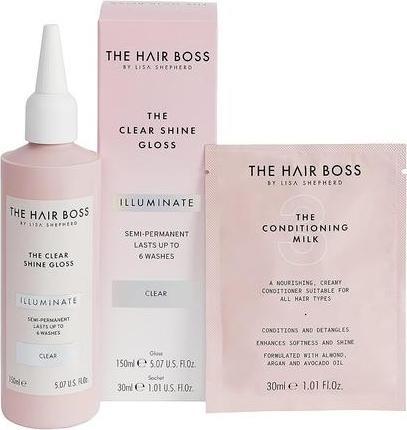 Image du produit The Hair Boss Clear Shine Gloss Traitement capillaire semi-permanent 150ml