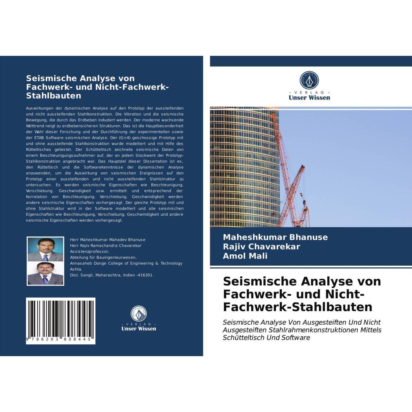 Seismische Analyse von Fachwerk- und Nicht-Fachwerk-Stahlbauten, Fachbücher von Maheshkumar Bhanuse, Rajiv Chavarekar, A...