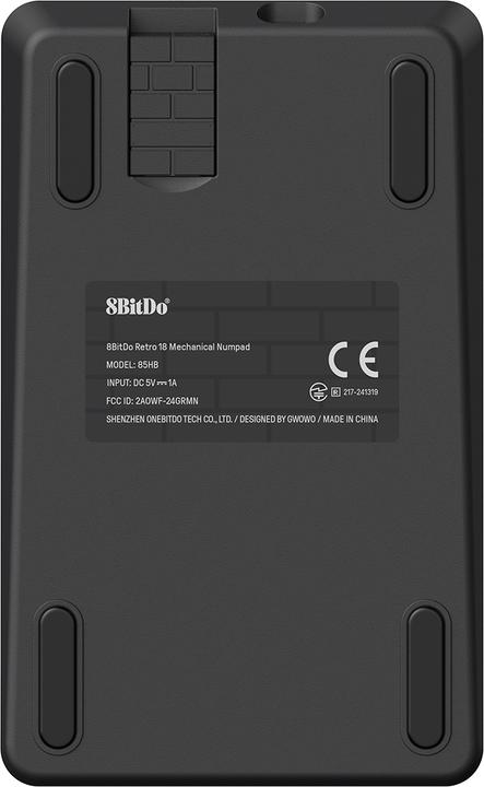 Produktbild 8bitdo Retro 18 Mechanical Numpad (N Edition) - Numpad (Nummernblock, Kabelgebunden, Kabellos)